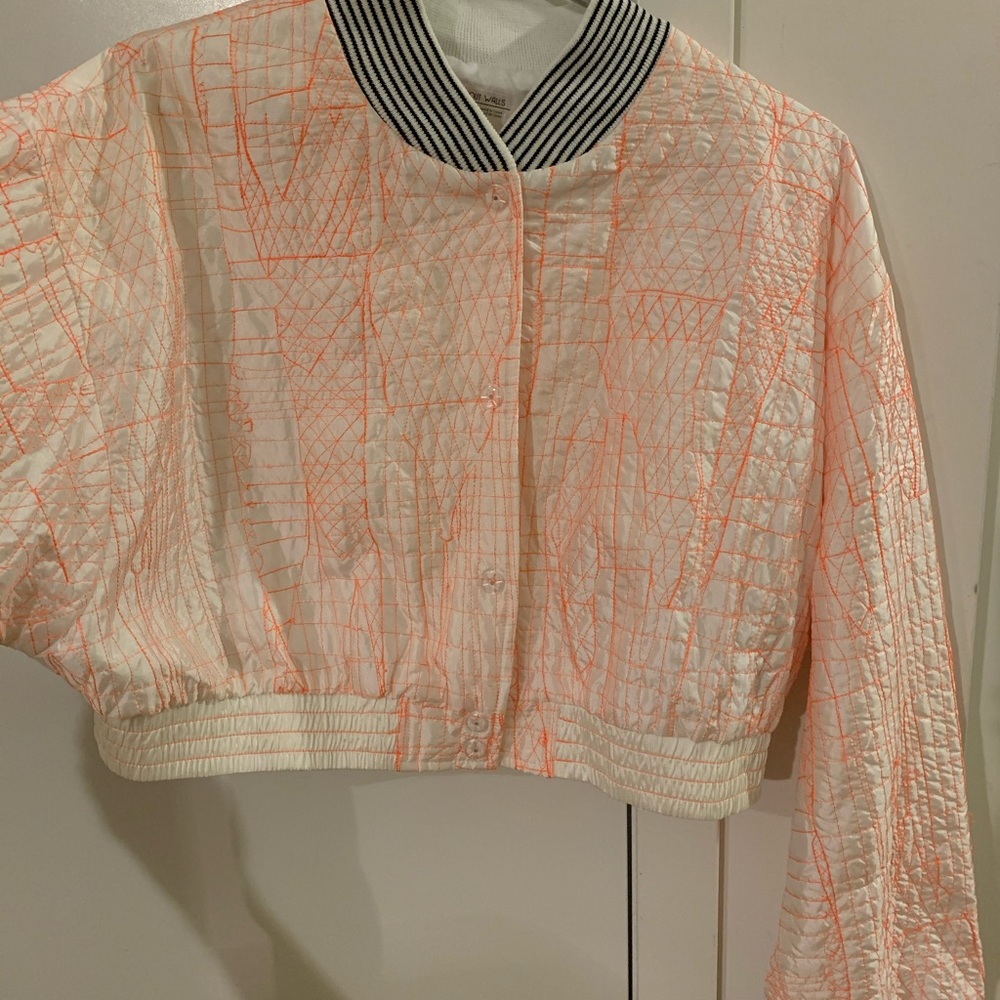 Batwing crop jacket size S